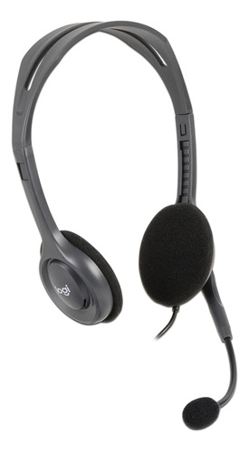 Audífonos Con Micrófono Logitech Stereo Headset H111.