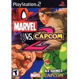 Jogo De Luta Marvel Vs Capcom  Ps2 Desboquedo