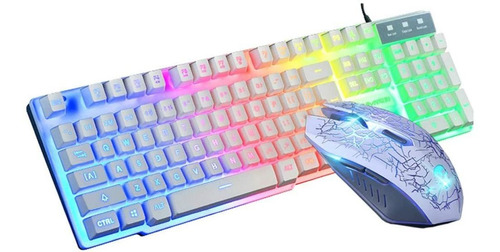 Juegos Teclado Y Ratón Combos Arco Iris Led Retroiluminaci¿