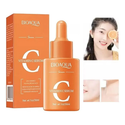 Serum Facial Vitamina C Antioxidante Brillo Antiacne Bioaqua Todo Tipo De Piel Día | Meses sin interés
