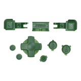 Botones Color Verde Oscuro Solido Para Game Boy Advance Sp