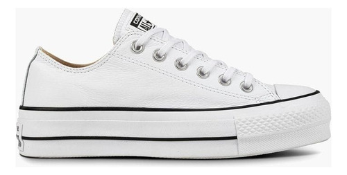  Tenis Converse Cuero Plataforma Chuck Taylor Mujer 