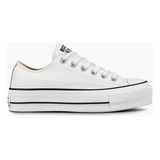  Tenis Converse Cuero Plataforma Chuck Taylor Mujer 