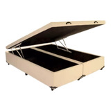 Cama Box Queen Com Bau Premium Organizador