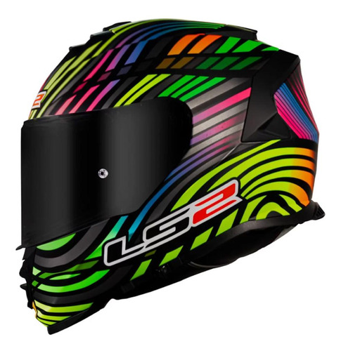 Capacete Ls2 Ff800 Storm Power Colorido Feminino Bicomposto