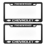 Par Portaplacas Universal Chevrolet Find New Roads Plastico