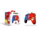 Control Alambrico Deluxe Powera Super Mario Nintendo Switch