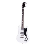 Guitarra Eléctrica Parquer Custom Sg De Caoba 2019 Blanca Multicapa