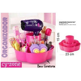 Organizador Beauty Box Cyzone Portatodo Cosméticos Giratorio