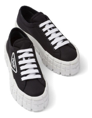 Zapatillas Prada Tenis Bajos Double Wheel Cod: 380