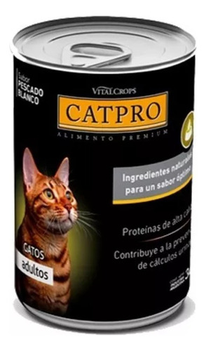 Catpro Humedos Alimento Para Gato, Lata X 12 U.  De 340gr