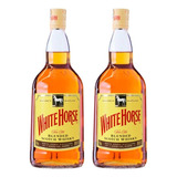 Kit Whisky White Horse Blended Scotch 1l - Cavalo Branco 2un