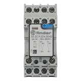 Relevador 24v Dc 10a, 8 Pines Finder Con Base