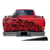 Calco Ford F100 Xlt Skull Decoracion Calavera Porton