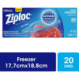 Ziploc Bolsas Herméticas Para Freezer 20unid Medianas