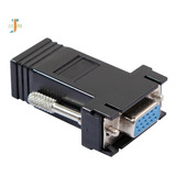 Par De Adaptadores Extensores Vga Hembra A Ethernet Rj45