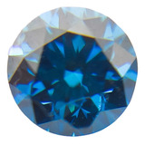 Diamante Azul Talla Redonda 0.38ct 4.63mm