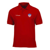 Camiseta Personalizada Junior De Barranquilla Logos Bordados