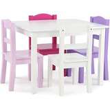 Tot Tutors Juego De Mesa Y 4 Sillas De Madera Para Niños, .