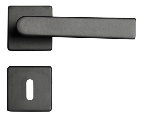 Fechadura Porta Interna Zm Concept 414 40mm Preto Pado