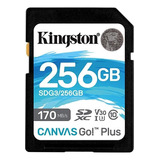 Kingston Tarjeta De Memoria Sdxc Canvas Go Plus De 256 Gb D.