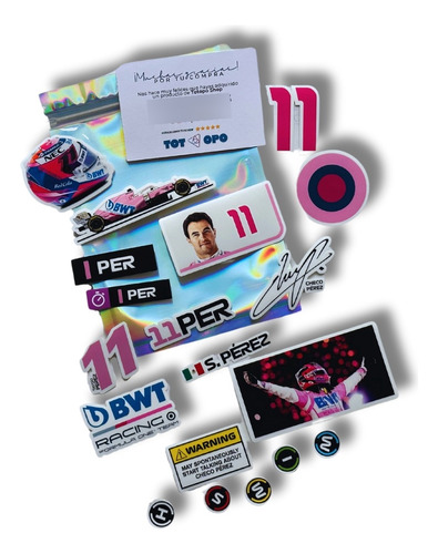 Stickers F1: Checo Pérez, Racing Point