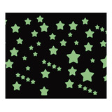 50 Estrellas Luminosas Adhesivas Brillan Oscuridad Sticker 