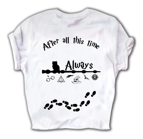 Playera De Harry Potter Always Pisadas