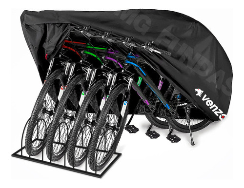 Cobertor Impermeable Venzo Cubre 3 Bicicletas - R26 R28 R29