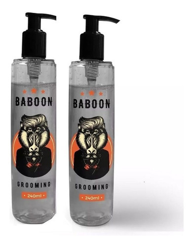 Kit 2x Grooming Para Cabelo E Barba Finalizador - Baboon