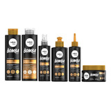 Salon Line Bomba Força&engrossador Kit Completo 6 Produtos