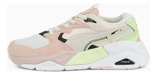 Tenis Puma Trc Lyft Supersoft Mujer-beige/verde