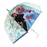 Paraguas Impermeable Infantil Lluvia Automatico Disney Wabro Color Frozen Celeste