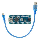 Compatible Arduino Nano + Cable (ch340 16mhz V3.0)