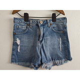 Short Jean Como Quieres Nena Adolescente Talle 38 