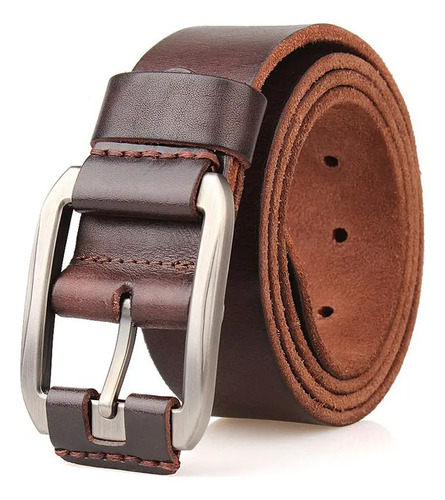 Para Cinturón De Piel Auténtica Gruesa De Lujo Para Hombre,
