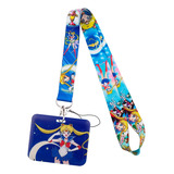 Porta Carnet Y Lanyard Sailor Moon Anime Porta Documento