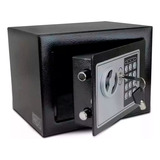 Caja Fuerte Electrónica De Seguridad Codigo Digital Y Llave Color Negro Calidad Premium Pixelglam