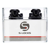 Straplocks Schaller 14010401, Negro Cromado