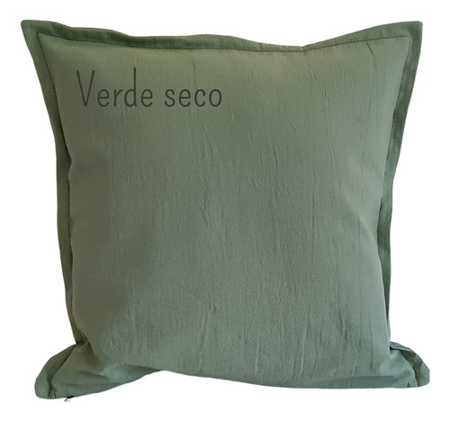 Fundas Almohadones 40x40 Tusor Con Cierre Decorativo Colores