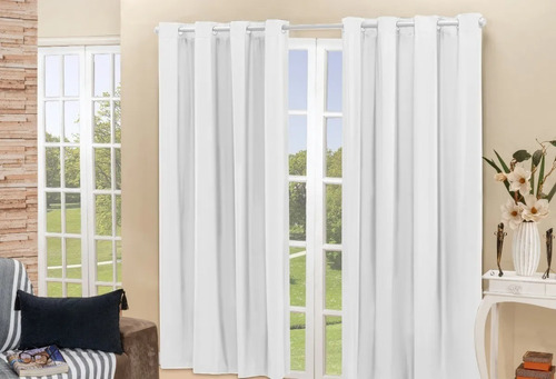 Cortina Bleckaut Pvc 2,80x1,80 Corta Luz 100% Sala/ Quarto