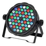 Foco Slim Par 54 Led Rgbw Luces De Fiesta