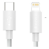 Cable Usb C A Lighting Carga Rápida iPhone Baseus 20w 1.5m