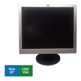 Monitor Hp Lcd 19', Quadrado, L1906 - Usado