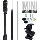 Antena Base Embutida Black Px Mini Argentina 1,07m Capô Capu