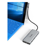 Estacin De Acoplamiento, Hub Usb C, Totu 12 En 1 Surface Pro