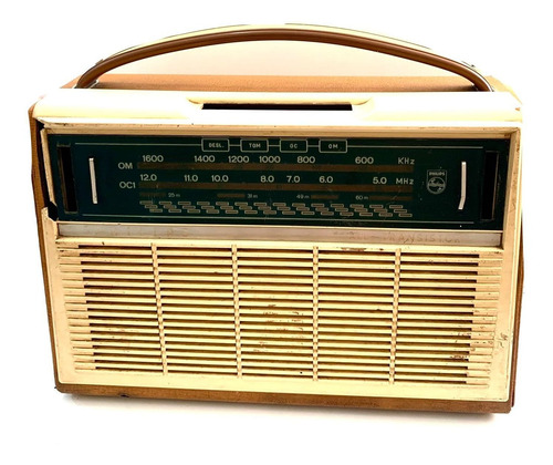 Caixa Plástica Rádio Philips L3r79t All Transistor Original