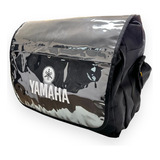 Bolso Morral Fletero Honda Yamaha Color Negro/blanco - Yamaha