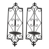 Candelabro De Pared Elegante, 2 Unidades