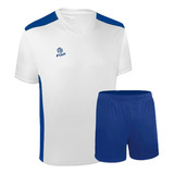 Set Camiseta + Short Four Blanco Azul (número Gratis)